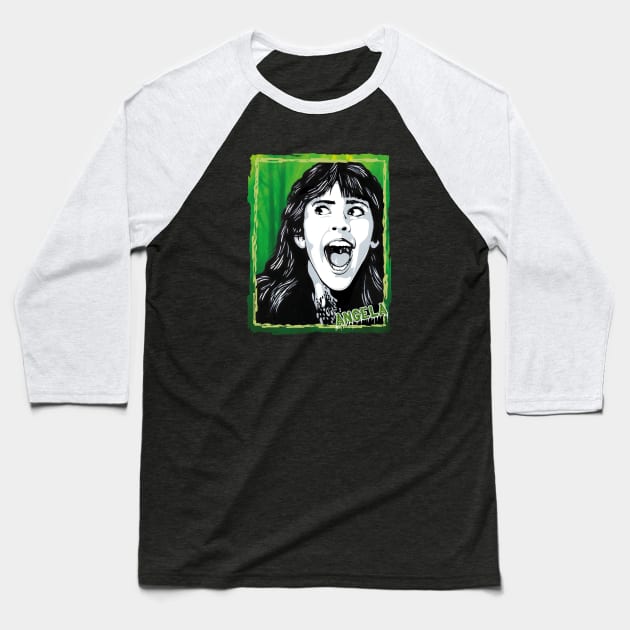 Angela from Sleepaway Camp Baseball T-Shirt by RustyRyan